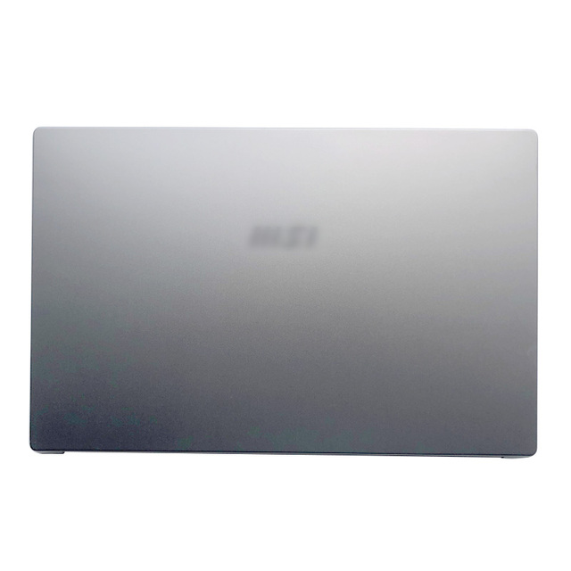 Nowe etui na laptopa MSI Summit B15 MS-1552 - tylna pokrywa, przednia pokrywa, podparcie dłoni, dolna obudowa - srebrne - Wianko - 1
