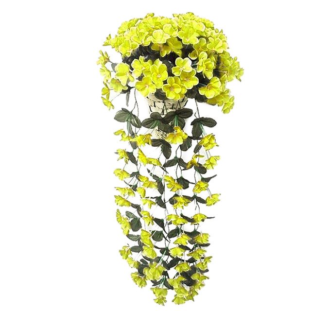 Sztuczny Bukiet Chlorophytum - Kwiatowa Ozdoba Ogrodowa do Dekoracji Domu, Ślubu i Wienców - Wianko - 4