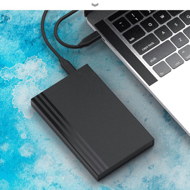 Obudowa na dysk twardy 2.5 SATA USB3.0 HDD, aluminiowa, z portem USB 3.1 typu C, odporna na wstrząsy, dla SSD - Wianko - 3