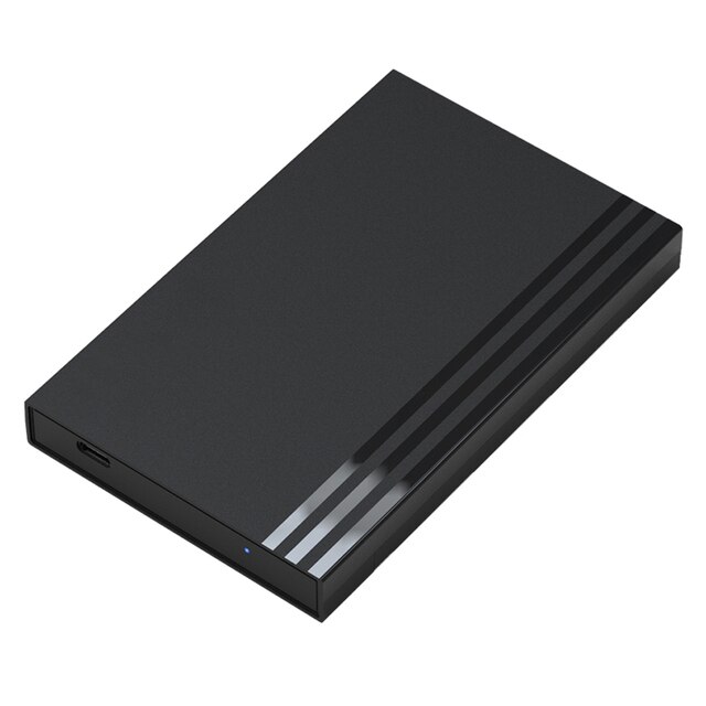 Obudowa na dysk twardy 2.5 SATA USB3.0 HDD, aluminiowa, z portem USB 3.1 typu C, odporna na wstrząsy, dla SSD - Wianko - 5