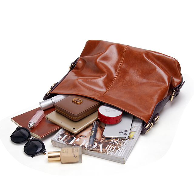 Wysokiej jakości skórzana torebka na ramię dla kobiet marki Hobos Crossbody - Wianko - 9
