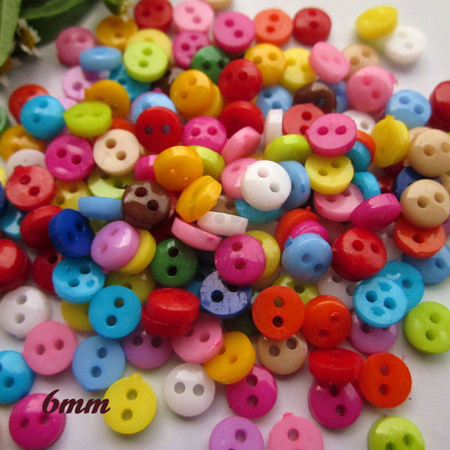 Misa 144 sztuki małych guzików do lalek - 5mm, mieszane kolory - Wianko - 14