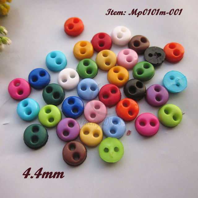 Misa 144 sztuki małych guzików do lalek - 5mm, mieszane kolory - Wianko - 5