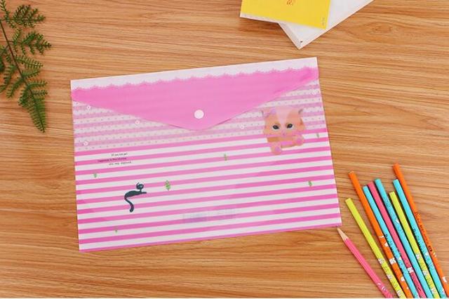Piórnik Cartoon na dokumenty - przenośna torba dla dzieci i studentów, o dużej pojemności, z pokrowcem na długopis - Wianko - 4