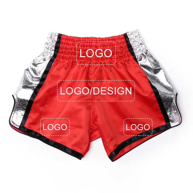 Spodenki Muay Thai personalizowane dla dzieci, męskie i damskie, MMA, kick-boxing, fitness - Logo projekt - Wianko - 13