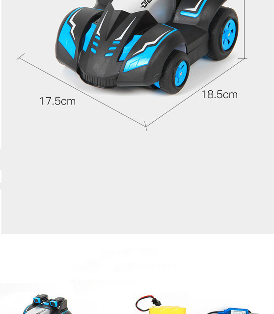 Samochód RC 2019 z pilotem 2.4G, dryfujący, z LED i oświetleniem, antypoślizgowy - zabawka dla dzieci - Wianko - 21