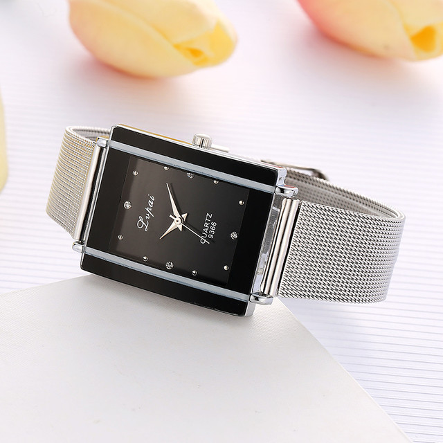 Zegarek damski LVPAI - marka luksusowa, kwadratowy, kwarcowy, bransoleta, sukienkowy LP09 - Wianko - 5