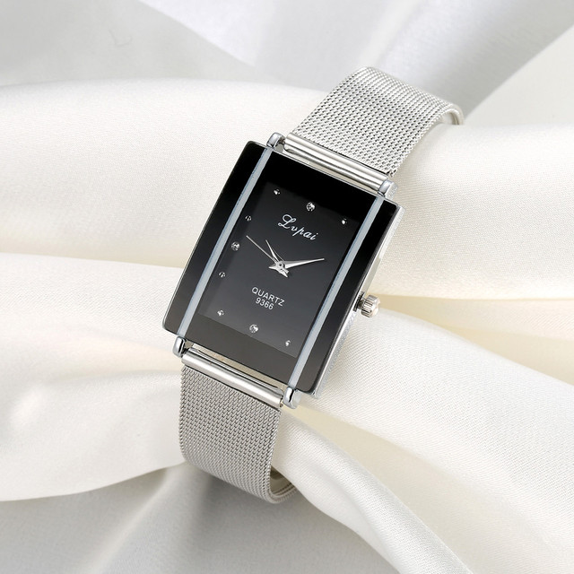 Zegarek damski LVPAI - marka luksusowa, kwadratowy, kwarcowy, bransoleta, sukienkowy LP09 - Wianko - 7