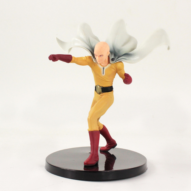 Figurka akcji One Punch Man Saitama Sensei - 21cm, model kolekcjonerski z PVC, dla dzieci i fanów anime - Wianko - 1