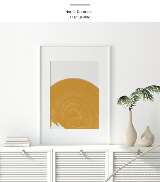 Obraz płótno joga Zen medytacja, pomarańczowo-żółte koło, plakat druk Wall Art, nowoczesny wystrój - Wianko - 5