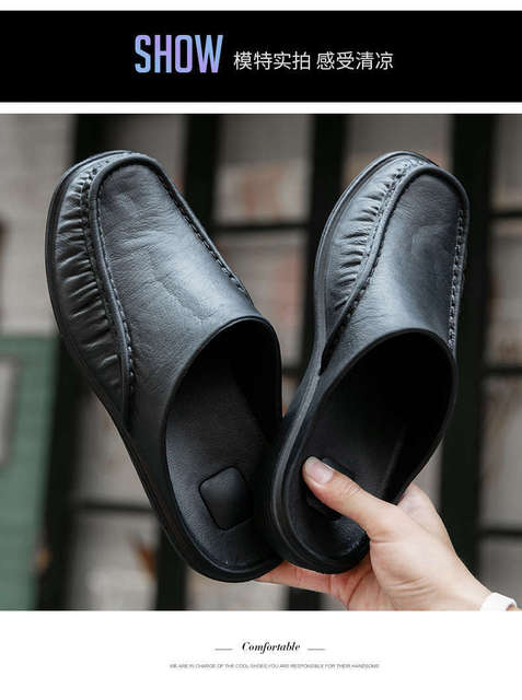 Sandały damskie z motywem domek letniskowy, lekkie klapki japonki mężczyzna marki, buty Crocsy Runners - Wianko - 7