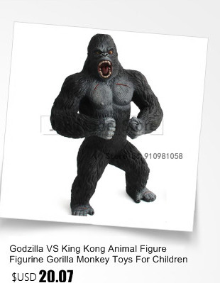 Figurka Godzilla VS King Kong, Anime Q, wersja 6 Cal, statua ABS, potwór Model, ozdoby, zabawki - Wianko - 3
