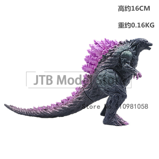Figurka Godzilla VS King Kong, Anime Q, wersja 6 Cal, statua ABS, potwór Model, ozdoby, zabawki - Wianko - 15