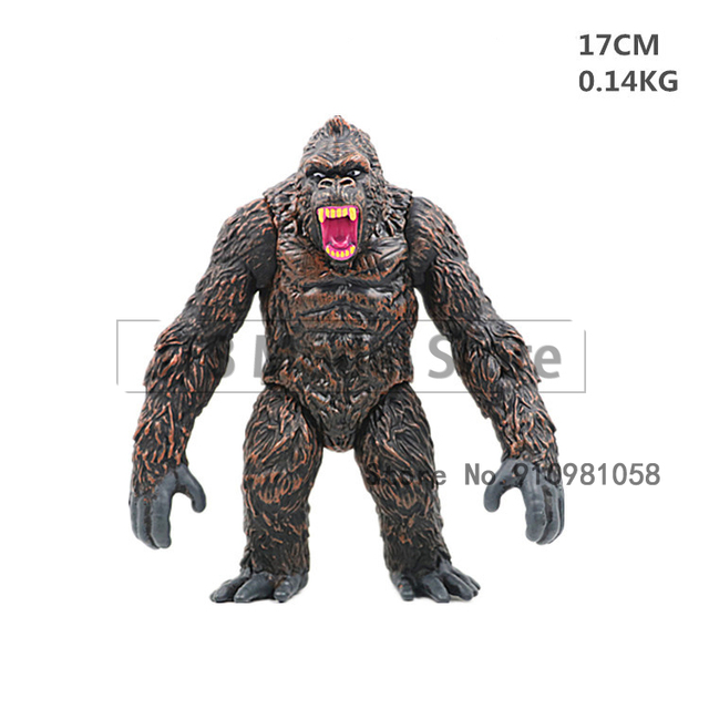 Figurka Godzilla VS King Kong, Anime Q, wersja 6 Cal, statua ABS, potwór Model, ozdoby, zabawki - Wianko - 21
