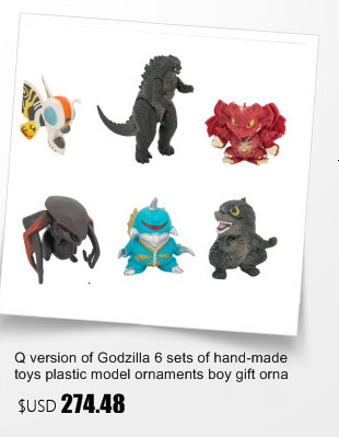 Figurka Godzilla VS King Kong, Anime Q, wersja 6 Cal, statua ABS, potwór Model, ozdoby, zabawki - Wianko - 6