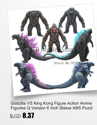 Figurka Godzilla VS King Kong, Anime Q, wersja 6 Cal, statua ABS, potwór Model, ozdoby, zabawki - Wianko - 4