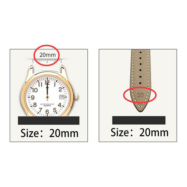 Stalowa bransoleta do zegarka ze zagiętym końcem - 12mm, 14mm, 16mm, 18mm, 19mm, 20mm, 22mm - Wianko - 10