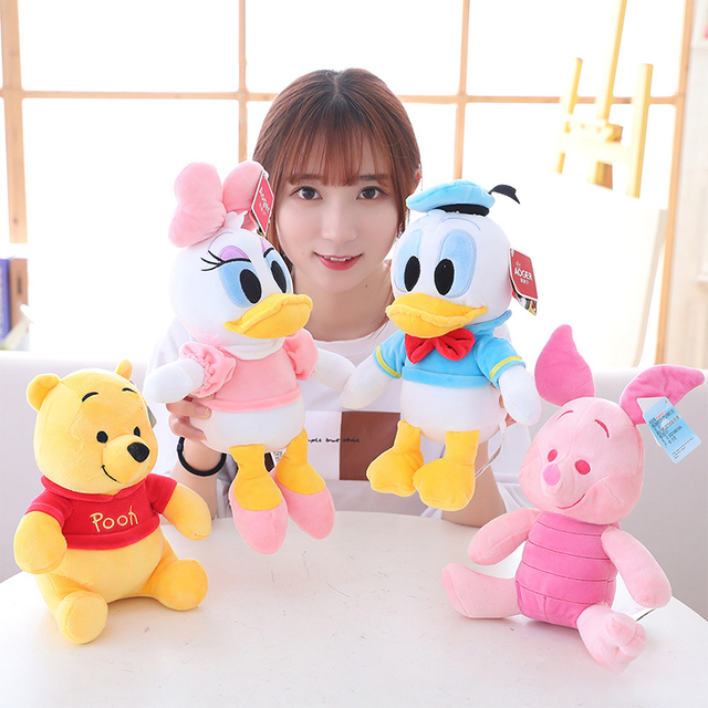 22CM Prawdziwe pluszowe lalki Disneya: Mickey, Kaczor Donald, Daisy, Minnie - idealne dla przedszkolaków - Wianko - 3