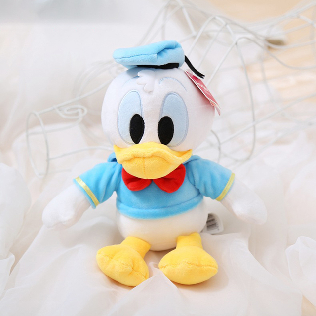 22CM Prawdziwe pluszowe lalki Disneya: Mickey, Kaczor Donald, Daisy, Minnie - idealne dla przedszkolaków - Wianko - 9