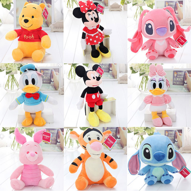 22CM Prawdziwe pluszowe lalki Disneya: Mickey, Kaczor Donald, Daisy, Minnie - idealne dla przedszkolaków - Wianko - 13