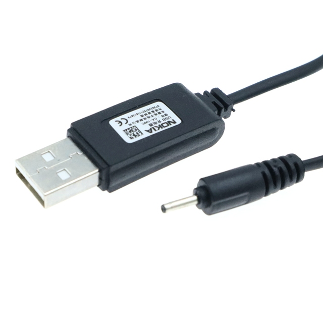 Przewód USB z ładowarką małej pinowej do Nokia 7360 N71 6288 E72 High Speed - długość 1.3m, grubość 2mm - Wianko - 4