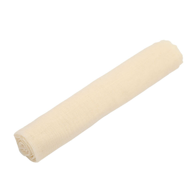 Białe bawełniane tkaniny serowarskie - 1m gazy muślinowej do zawijania sera i przypraw w kuchni - Wianko - 1