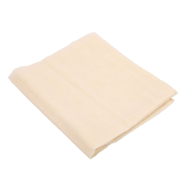 Białe bawełniane tkaniny serowarskie - 1m gazy muślinowej do zawijania sera i przypraw w kuchni - Wianko - 2