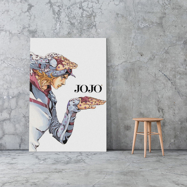 Obrazy Johnny Joestar Wall Art Jojo S Bizarre - Wydruki na płótnie, Anime Role, nowoczesne dekoracje do sypialni i domu - Wianko - 5