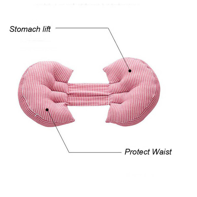 Poduszka boczna do ciąży - wielofunkcyjna pomoc dla brzuchu w kształcie litery U - Wianko - 17
