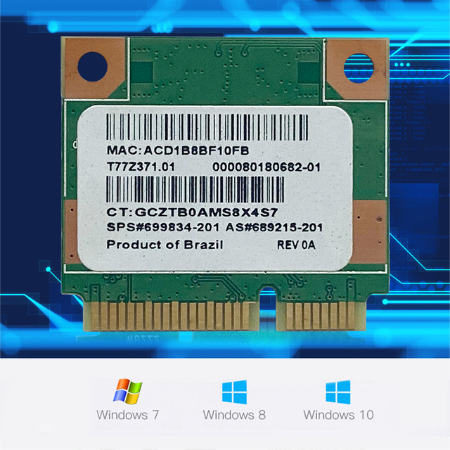 Bezprzewodowy Adapter Wifi Mini PCI-e 2.4GHz 5GHz z Bluetoothem 4.2 i 3.0 dla Windows 10 7 | Pulpit dwuzakresowy - Wianko - 11