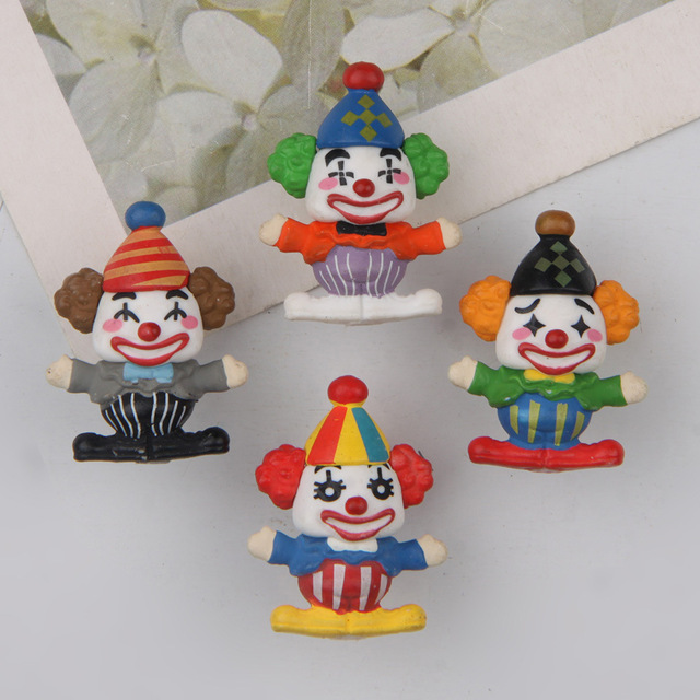 Magnesy na lodówkę Cartoon Clown Kawaii - kreatywne lalki miniaturowe ozdoby - Wianko - 13