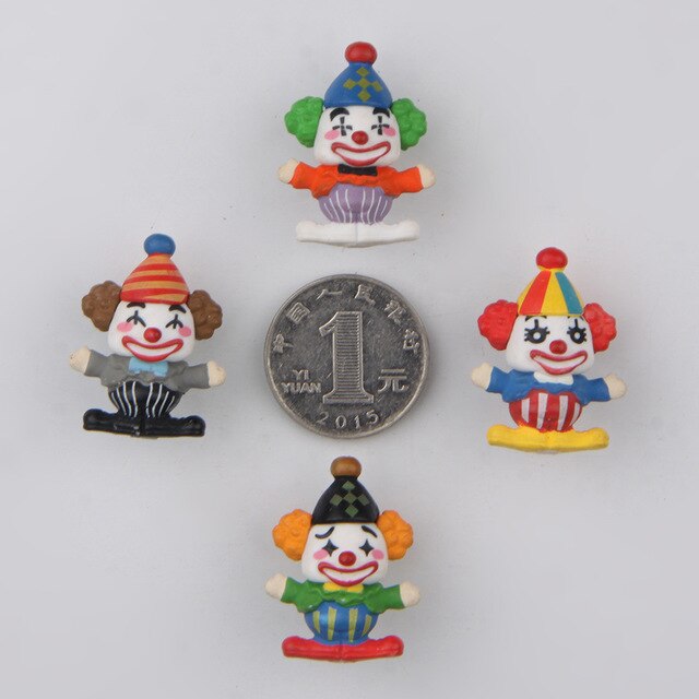 Magnesy na lodówkę Cartoon Clown Kawaii - kreatywne lalki miniaturowe ozdoby - Wianko - 3