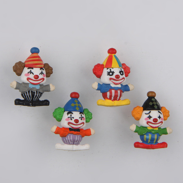 Magnesy na lodówkę Cartoon Clown Kawaii - kreatywne lalki miniaturowe ozdoby - Wianko - 7