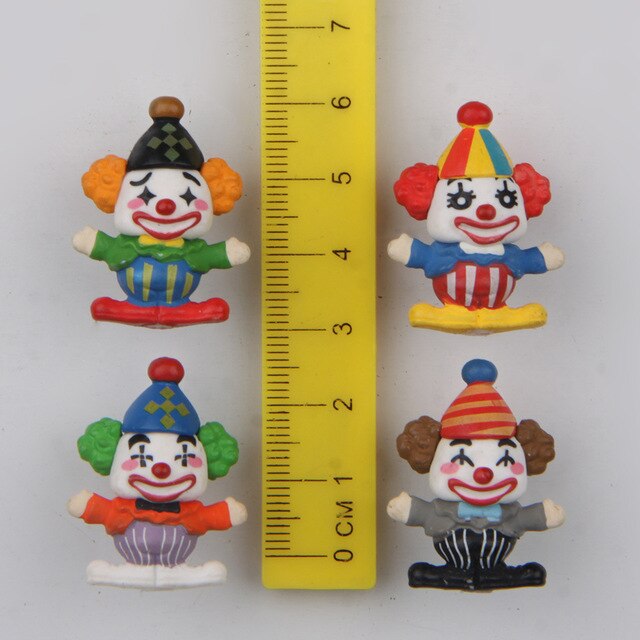 Magnesy na lodówkę Cartoon Clown Kawaii - kreatywne lalki miniaturowe ozdoby - Wianko - 2