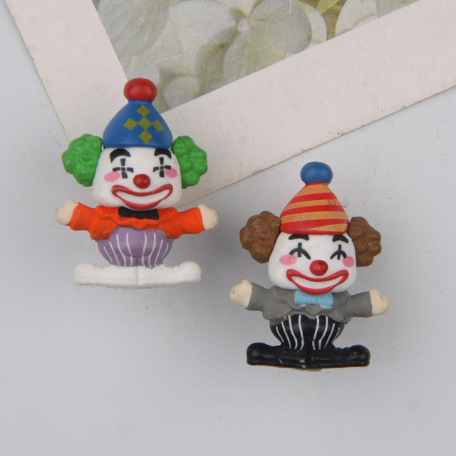Magnesy na lodówkę Cartoon Clown Kawaii - kreatywne lalki miniaturowe ozdoby - Wianko - 14