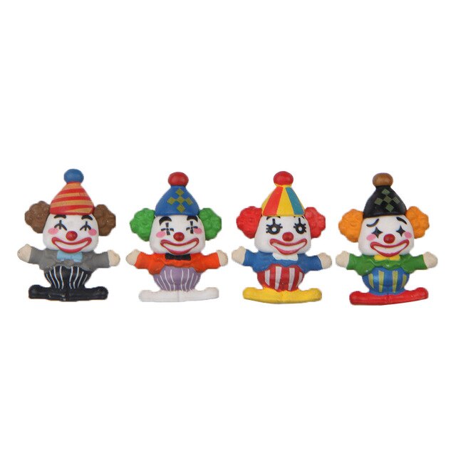 Magnesy na lodówkę Cartoon Clown Kawaii - kreatywne lalki miniaturowe ozdoby - Wianko - 5