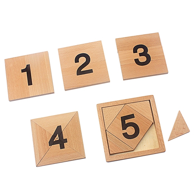 Drewniane puzzle Montessori 1-10 z cyframi analogowymi dla dzieci powyżej 3 lat - Wianko - 6
