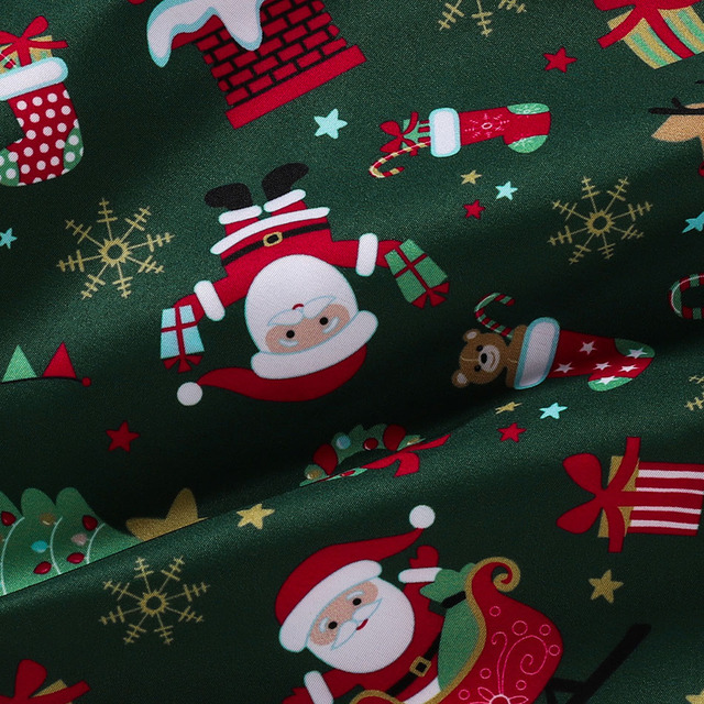 Zestaw ubrań Boże Narodzenie dla chłopców 1-6 lat - koszula, spodenki, spodnie, stroje - Wianko - 8