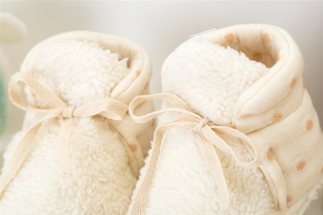 Pogrubione zamszowe buty dziecięce na jesień i zimę 2019 z ciepłą wyściółką z bawełny (rozmiar 0-1) - Wianko - 4