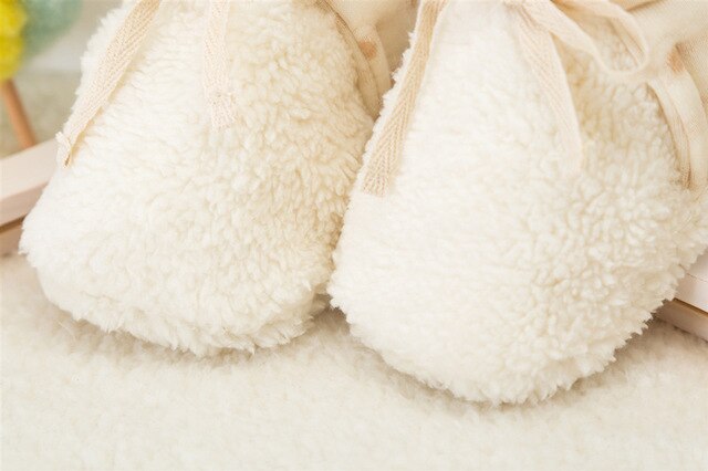 Pogrubione zamszowe buty dziecięce na jesień i zimę 2019 z ciepłą wyściółką z bawełny (rozmiar 0-1) - Wianko - 3