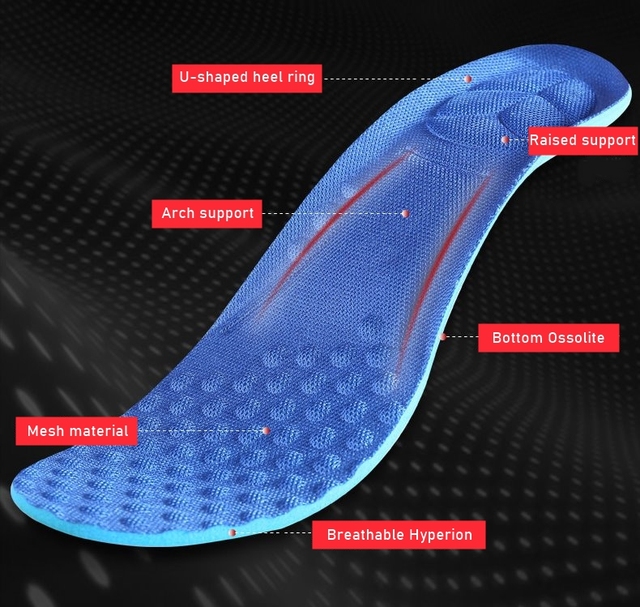 Ortopedyczne wkładki do butów dla płaskostopia - poduszki amortyzujące, dla mężczyzn i kobiet - Wianko - 5