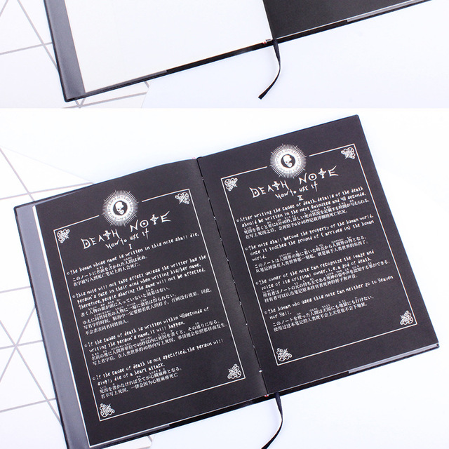 Zeszyt z anime Death Note Misa Amane L Lawliet Yagami Light L zabawka prezentowa - Zeszyt Książka z anime Cosplay Notebook - Wianko - 5