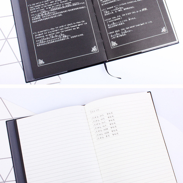 Zeszyt z anime Death Note Misa Amane L Lawliet Yagami Light L zabawka prezentowa - Zeszyt Książka z anime Cosplay Notebook - Wianko - 7