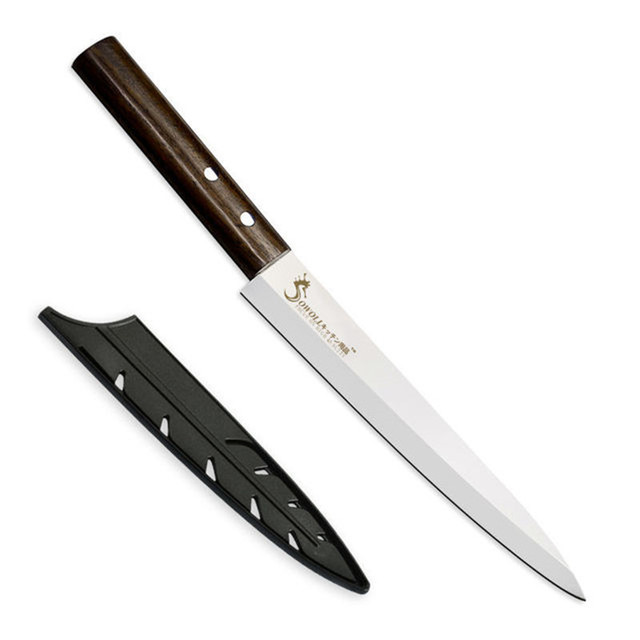 Nóż kuchenny do sushi i Sashimi z damasceńskiej stali nierdzewnej - Wianko - 6