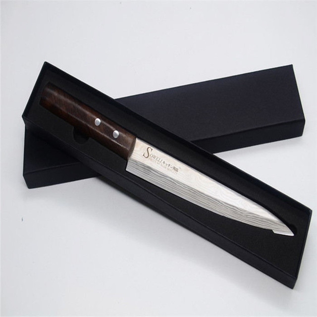 Nóż kuchenny do sushi i Sashimi z damasceńskiej stali nierdzewnej - Wianko - 9