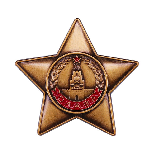 Broszka Medal ZSRR za Chwałę Radzieckiej Wojny o Obronę Lotniczą AAA Artyleria Przeciwlotnicza - Wianko - 1