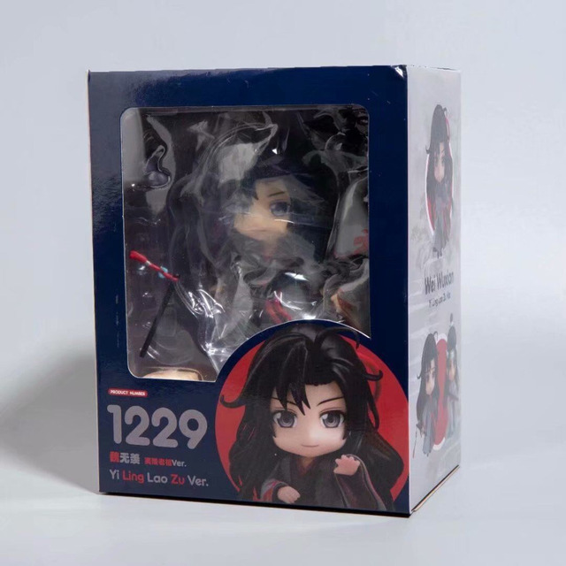 Figurka akcji z anime Mo Dao Zu Shi - Wei Wuxian Yi Ling Lao Zu i Lan WangJi - model do kolekcjonowania, PVC, Q Ver, rysunek anime - Wianko - 8