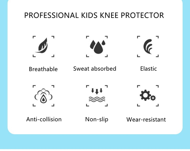 Ochraniacze na kolana dla dzieci do tanca, koszykówki, piłki nożnej, biegania, siatkówki, jazdy na wrotkach - wsparcie i bezpieczeństwo w sporcie - Wianko - 4