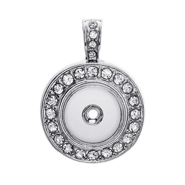 Wisiorek biżuteryjny z przyciskiem dla kobiet Vintage Metal Xinnver - oryginalny design, dostosowany do zaskoczenia - Wianko - 2