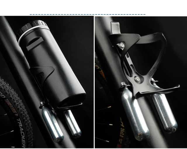 Klatka na bidon rowerowy 25g MTB Bike z włókna węglowego 3K matowy, uchwyt rowerowy, śruby tytanowe - Wianko - 16